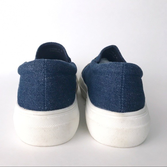 VINTAGE HAVANA Crystal Denim Slip On On On Platform baskets b93ed1 VINTAGE HAVANA Crystal Denim Slip On On On Platform baskets b93ed1