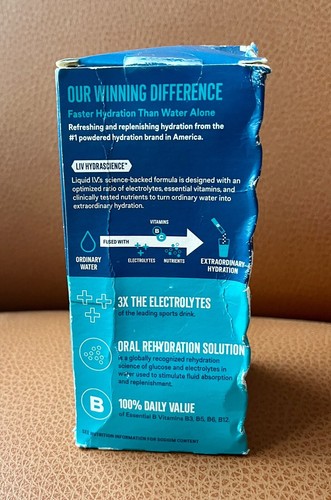 Liquid I.V. Multiplier Hydration Powder Firecracker Popsicle 10 pack Exp 11/26 - Picture 4 of 6