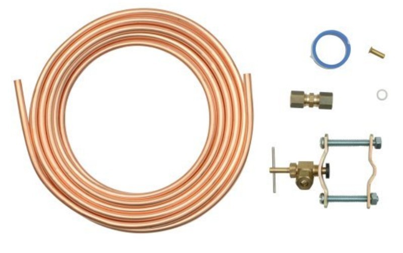 Genuine Whirlpool 8003RP 15' Water Line Ice Maker Hook up Kit NEW eBay