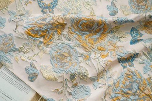 3 Colors / Timur Floral Woven Jacquard Fabric - Picture 8 of 8