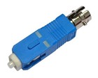 Ultra Spec SC-Male-ST-Female Hybrid Fiber Adapter Singlemode 9/125 Simplex Metal