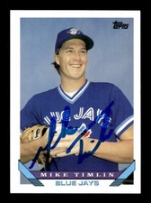1993 Topps #564 Mike Timlin HAND SIGNED AUTO