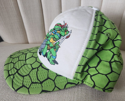 Teenage Mutant Ninja Turtles snapback hat cap vintage TMNT trucker GREEN 90s - Picture 3 of 7