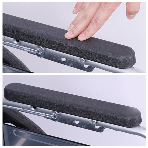 2Pcs 12.8" Replacement Full Length Wheelchair Armrest Pad Arm Pad Premium ABS - Picture 6 of 9