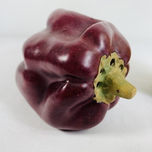 Patricia Garrett Art Pottery Chili Pepper And Squash Shakers Dispensers - Picture 8 of 11