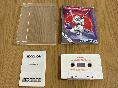 Hewson Exolon Commodore 64 Cassette - Rare & Working -👽👾Retro Gift Idea👾👽