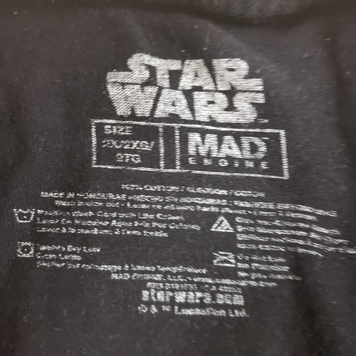 Star Wars Shirt Adult Extra Large Black Yellow Outdoors Movie Space Adult XL - Picture 4 of 8