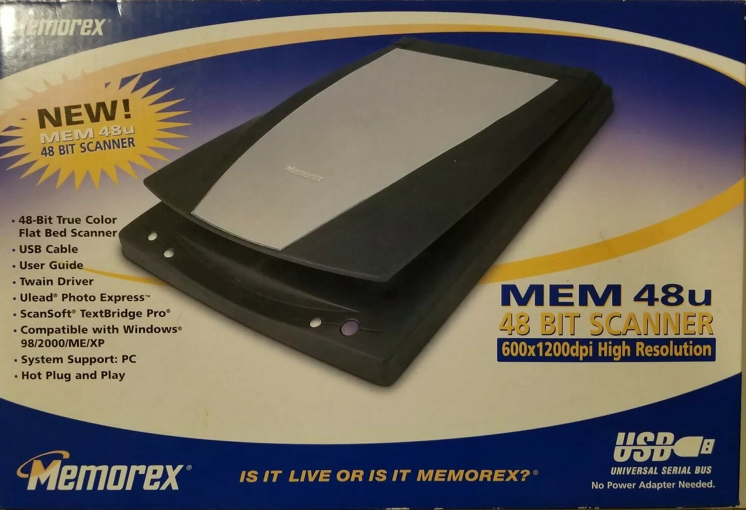NEW DRIVER: MEMOREX 48U SCANNER MEMOREX 48U SCANNER DRIVERS WINDOWS 7 (2019)