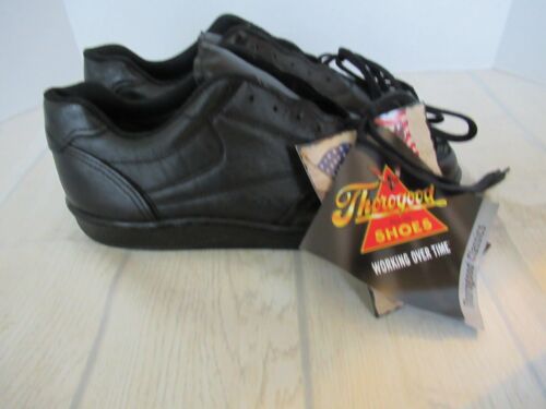 Thorogood Postal Certified Slip Resistant Oxford Black 834-6333 Sz 9.5 Med NIB