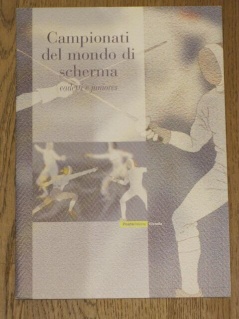 Folder Undisputed Del World Fencing Poste Italiane-Francobolli CELEBRATIVI-2003 Folder Undisputed Del World Fencing Poste Italiane-Francobolli CELEBRATIVI-2003