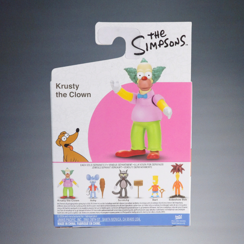 2024 JAKKS PACIFIC THE SIMPSONS KRUSTY THE CLOWN 2.5" ACTION FIGURE WAVE 2 - Picture 2 of 5
