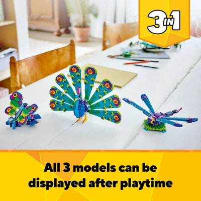 #ad #ad LEGO Creator 3in1 Exotic Peacock Toy – Transforms into Dragonfly or Butterfly A $31.92