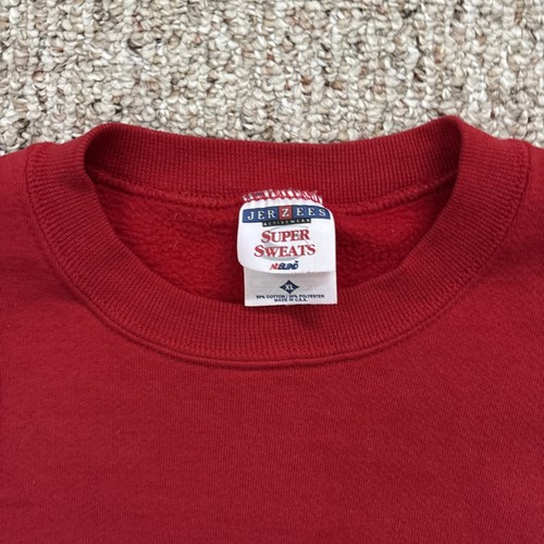 Jerzees Super Sweat Coca Cola Sweater Adult XL Red Crewneck Sweatshirt - Picture 3 of 9
