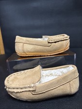 Max Jake Baby Boys Toddler Kids Lil Miles Moc Slipper Shoes Brown 5M Soft Warm