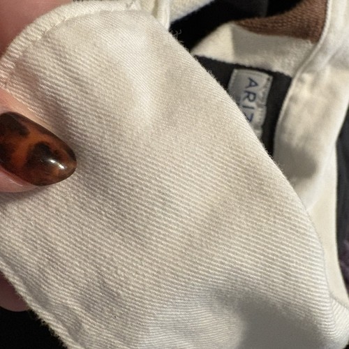 Arizona Jean Co 100 % Baumwolle mehrfarbig gestreift Langarm Polo - Größe 3XLT - Bild 6 von 6