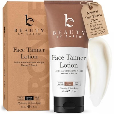 Face Tanner  USA Made with Natural & Organic Ingredients, Gradual Facial Self...