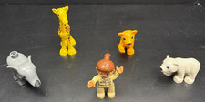 LEGO DUPLO ZOO Animals 5 pcs. w/Lion, Elephant, Giraffe, Bear  & Keeper