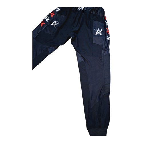 Paintball Jogger Pants with Built-In Knee Pads and Breathable Mesh-LARGE-RED - Picture 7 of 10