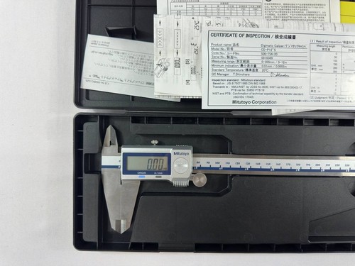 Mitutoyo 500-754-20 Kühlmitteldicht Messschieber 0-12"/300mm - Bild 2 von 6