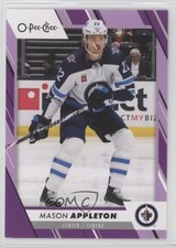 2023-24 O-Pee-Chee Purple Border /49 Mason Appleton #437