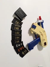 Vintage Beetleborgs Data Laser Toy Blaster - 8 Input Cards - 1997 Bandai 