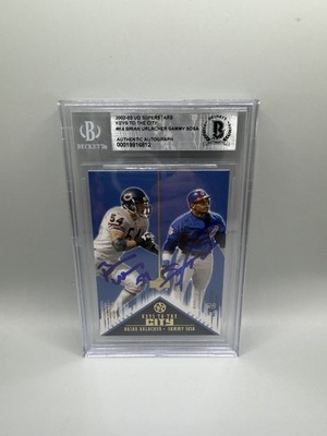 Brian Urlacher Sammy Sosa Signed 2002 Upper Deck Keys To The City Beckett Auto