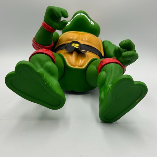VTG 1989 TMNT 13" JUMBO Teenage Mutant Ninja Turtles Raphael Large ACTION FIGURE - Picture 7 of 16