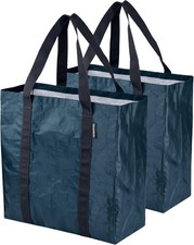 CleverMade Under Bed Storage Bag - Collapsible Ocean (42l) - Tote - Pack of 2 