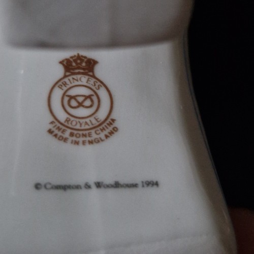 Charmanter Miniatur Prinzessin Royale Schuh von Compton & Woodhouse "Blue Floral" - Bild 6 von 6