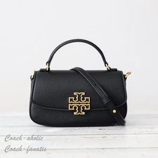 NWT Tory Burch Britten Mini Top Handle Crossbody in Black