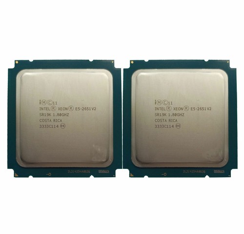 2PCS Intel Xeon E5-2651 V2 1.8 GHz SR19K LGA 2011 1800MHz CPU Processor - Picture 3 of 4