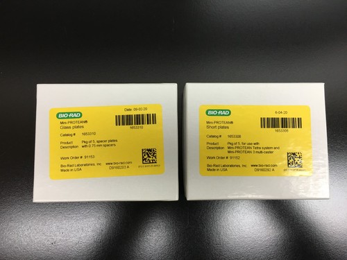 Bio-Rad Cat No 1653310 Mini-PROTEAN Glass Plates Lot 2 PKS - Picture 24 of 24