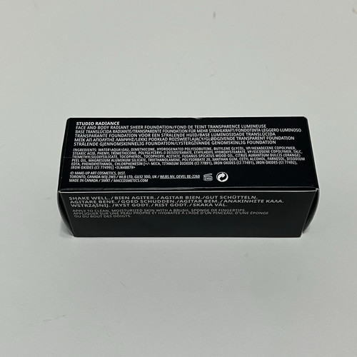 Mac Studio Radiance Face And Body Radiant Sheer Foundation - W9- 1.7 oz NIB - Picture 4 of 4