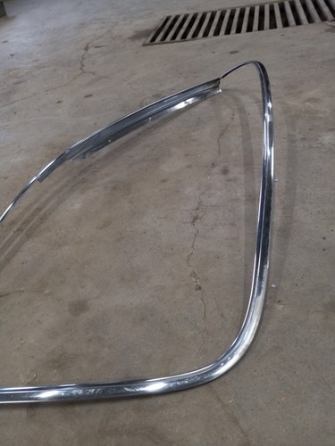 ๐ฅ 1975-1980 AMC PACER LH Rear Quarter Window TRIM MOLDING Set OEM NICE Chrome - Picture 5 of 13
