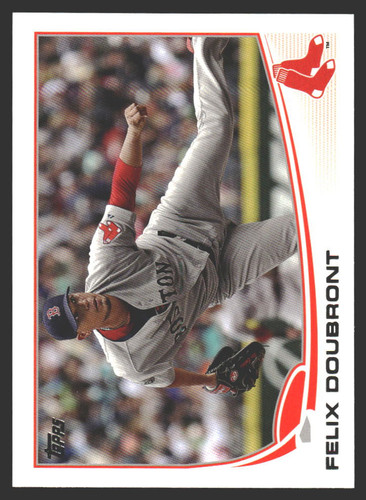 Felix Doubront #508 2013 Topps Mini Boston Red Sox - Picture 1 of 2