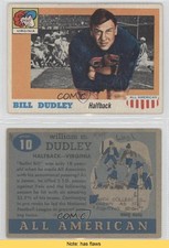 1955 Topps All American Bill Dudley #10 HOF