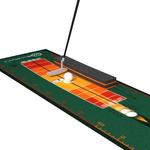 WellPutt Stroke Master 8' Putting Mat With Ball Return Ramp, WellGuide, WellHole - Picture 5 of 7