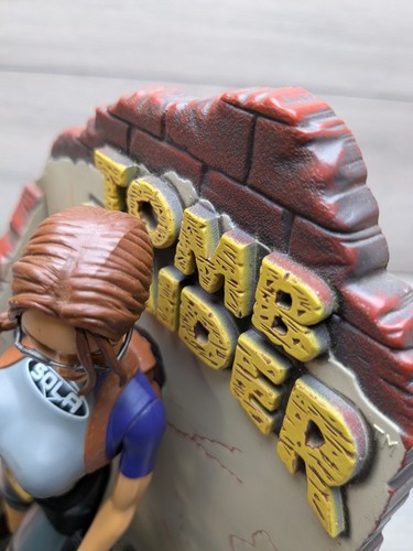 Tomb Raider Lara Croft In Wet Suit Statue Playmates Toys 1998 With Both Guns  - Bild 12 von 15