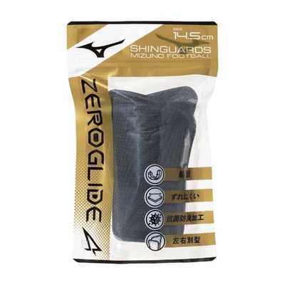 MIZUNO Zero Glide Alpha Shin Guards P3JYGC09 09 Black New Sealed from Japan