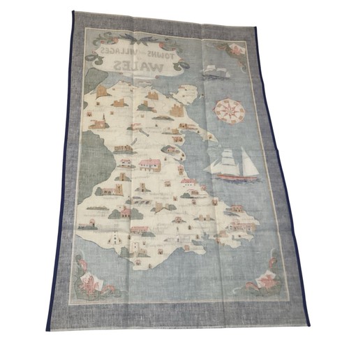 Tea/Kitchen Towels set (3) Souvenir London Famous Towns NOS All cotton Britain - Picture 7 of 12