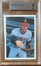 Nolan Ryan Card 1976 SSPC #187 BGS 9 Mint HOF