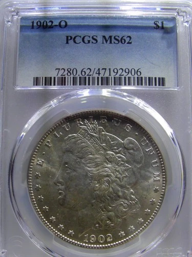 1902-O PCGS MS 62 Graded Coin with Case