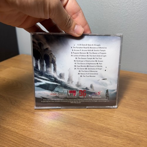 Anima: Gate of Memories Soundtrack CD (Anima Project, 2016) Video Game - Picture 3 of 4