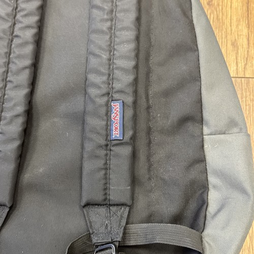 Jansport Classic Grey Canvas Backpack - Picture 15 of 16