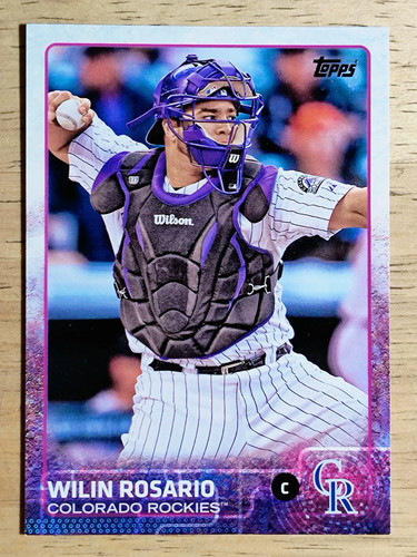 2015 Topps #208 Wilin Rosario - Picture 1 of 2