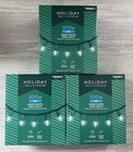 3 Holiday Living 100 LED Warm White Mini Lights String Light Indoor Outdor NEW