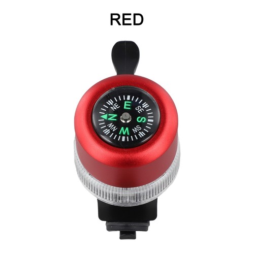 Cloche de vélo légère colorée avec USB rechargeable et boussole pour enfant - Photo 18/26