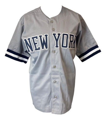 Gary Sheffield New York Signed Gray Baseball Jersey Sports Integrity - Picture 3 of 3