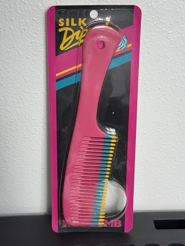 Pettine umido Mebco rosa teal giallo due volte seta immerso vintage anni 80 90 ~ NOS/articolo USA! - Foto 1 di 3