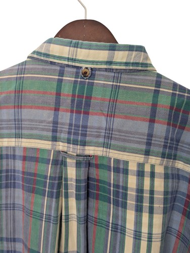 Men's FRED PERRY London RARE Vintage 90's CHECK Pattern Shirt LOOSE XL-XXL *VGC* - Picture 7 of 9